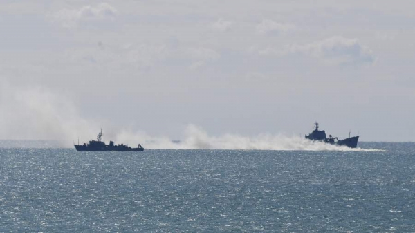 Корабли Черноморского флота вышли на учения со стрельбами